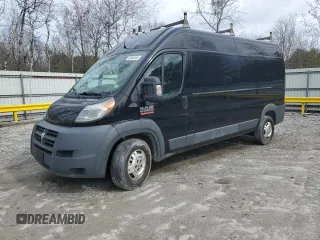2014 Ram ProMaster Cargo z VIN 3C6TRVDG5EE126660, wystawiony jako Copart lot #50553445 z przebiegiem Nie podano mil oraz Czysty tytuł • Clean title. Historia ofert i sprzedaży dostępna na DreamBid. Obrazek 1.