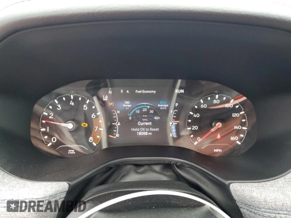 2022 Jeep Compass Altitude with VIN 3C4NJCBB3NT204949, listed as a Copart auction lot 57820975 with 18,098 mi miles and Salvage title. Bid and sale history available at DreamBid. Image 9.