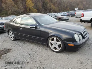 2000 Mercedes-Benz CLK 320/430 with VIN WDBLJ65G4YF152664, listed as a Copart auction lot 76822474 with 108,193 mi miles and Clean Title. Bid and sale history available at DreamBid. Image 4.