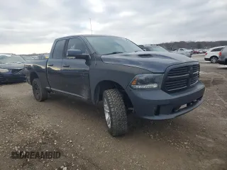 2015 Ram 1500 Sport z VIN 1C6RR7HT3FS584242, wystawiony jako Copart lot #82418584 z przebiegiem Nie podano mil oraz Szkoda całkowita • Salvage title. Historia ofert i sprzedaży dostępna na DreamBid. Obrazek 4.