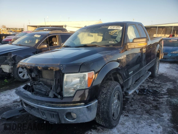 2014 Ford F-150 XL with VIN 1FTFX1ET9EFA56148, listed as a Copart auction lot 42361655 with 240,231 mi miles and Salvage Title. Bid and sale history available at carsss.com. Image 1.
