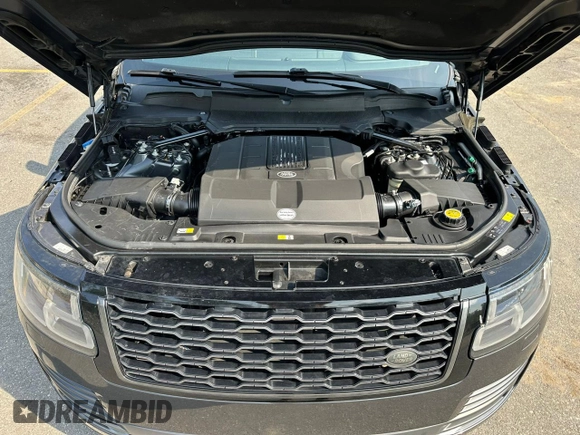 2019 Land Rover Range Rover with VIN SALGS5RE9KA528226, listed as a Copart auction lot 60043915 with 98,488 mi miles and Clean title. Bid and sale history available at DreamBid. Image 8.