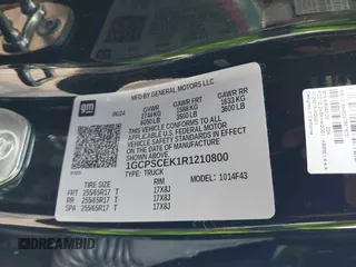 2024 Chevrolet Colorado 2WD LT z VIN 1GCPSCEK1R1210800, wystawiony jako IAAI lot #41999697 z przebiegiem 6 124 mil mil oraz . Historia ofert i sprzedaży dostępna na DreamBid. Obrazek 9.