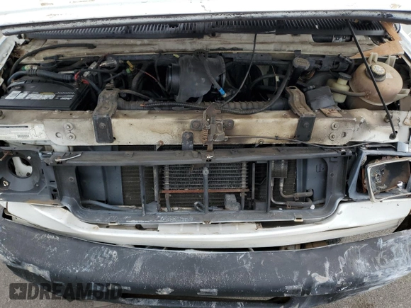 2002 Ford Econoline Passenger XL with VIN 1FMRE11242HB08362, listed as a Copart auction lot 43234805 with 117,626 mi miles and Salvage title. Bid and sale history available at DreamBid. Image 13.