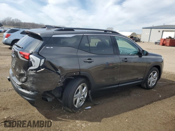 2019 GMC Terrain SLE z VIN 3GKALTEX9KL212960, wystawiony jako Copart lot #49743915 z przebiegiem 93 732 mil mil oraz Czysty tytuł • Clean title. Historia ofert i sprzedaży dostępna na DreamBid. Obrazek 3.