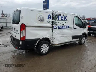 2021 Ford Transit Cargo with VIN 1FTBR1Y84MKA43992, listed as a Copart auction lot 54079785 with 66,124 mi miles and Salvage Title. Bid and sale history available at carsss.com. Image 3.
