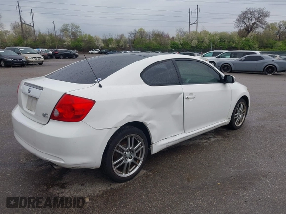 2007 Scion tC Spec with VIN JTKDE177270146530, listed as a IAAI auction lot 42033365 with 128,482 mi miles. Bid and sale history available at carsss.com. Image 6.