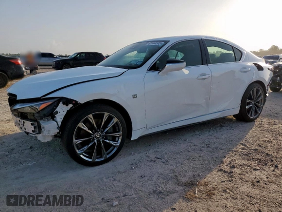 2024 Lexus IS 350 F Sport with VIN JTHGZ1E29R5035333, listed as a Copart auction lot 61544585 with 9,959 mi miles and Salvage title. Bid and sale history available at DreamBid. Image 1.
