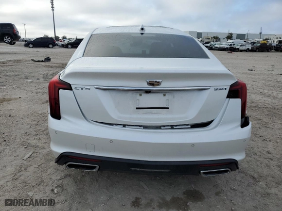 2023 Cadillac CT5 Premium Luxury with VIN 1G6DN5RW5P0106187, listed as a Copart auction lot 85762894 with 12,787 mi miles and Non Repairable. Bid and sale history available at carsss.com. Image 6.