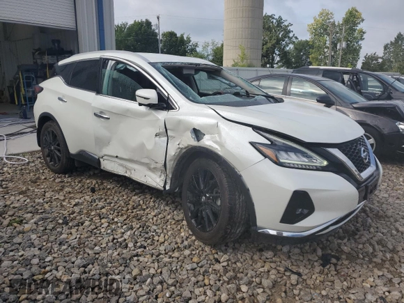 2021 Nissan Murano SL with VIN 5N1AZ2CS7MC123135, listed as a Copart auction lot 69038334 with 70,195 mi miles and Non Repairable. Bid and sale history available at DreamBid. Image 4.