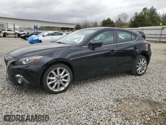 2015 Mazda 3 S Grand Touring with VIN JM1BM1M35F1226268, listed as a Copart auction lot 49725155 with 63,938 mi miles and Salvage Title. Bid and sale history available at DreamBid. Image 1.