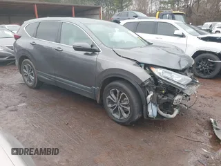 2020 Honda CR-V EX-L with VIN 5J6RW1H8XLA020268, listed as a IAAI auction lot 41410853 with 79,507 mi miles. Bid and sale history available at carsss.com. Image 1.