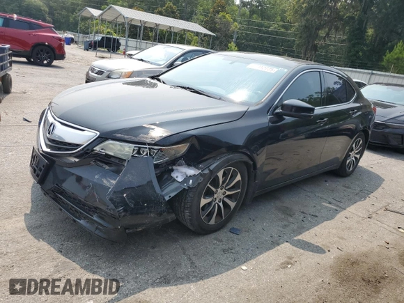 2015 Acura TLX with VIN 19UUB1F36FA023029, listed as a Copart auction lot 58912725 with 96,677 mi miles and Salvage title. Bid and sale history available at DreamBid. Image 1.