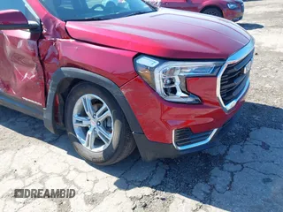 2023 GMC Terrain SLE with VIN 3GKALMEG0PL177061, listed as a IAAI auction lot 41936670 with 18,507 mi miles and . Bid and sale history available at carsss.com. Image 6.