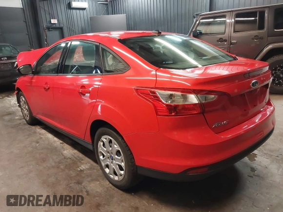 2012 Ford Focus SE with VIN 1FAHP3F20CL299541, listed as a IAAI auction lot 41948301 with 133,133 mi miles. Bid and sale history available at carsss.com. Image 3.