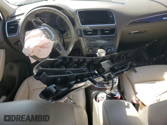 2012 Audi Q5 Premium Plus with VIN WA1LFAFP6CA136583, listed as a Copart auction lot 74075684 with Not provided miles and Salvage title. Bid and sale history available at DreamBid. Image 8.
