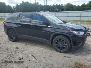 2019 Chevrolet Traverse RS with VIN 1GNERJKX4KJ142464, listed as a Copart auction lot 64090194 with 105,610 mi miles and Salvage Title. Bid and sale history available at carsss.com. Image 4.