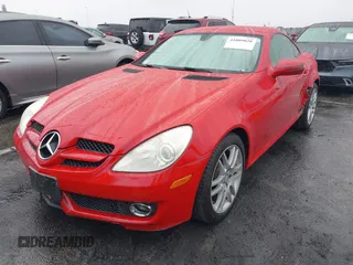 2009 Mercedes-Benz SLK-Class 3.0L with VIN WDBWK54F69F191027, listed as a IAAI auction lot 41809020 with 70,932 mi miles. Bid and sale history available at carsss.com. Image 2.