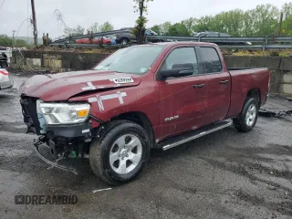 2023 Ram 1500 Big Horn with VIN 1C6SRFBT4PN550816, listed as a Copart auction lot 57125735 with 11,606 mi miles and Salvage title. Bid and sale history available at DreamBid. Image 1.