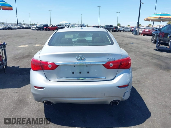 2015 Infiniti Q50 Premium with VIN JN1BV7AP8FM339334, listed as a IAAI auction lot 41956950 with 99,945 mi miles. Bid and sale history available at carsss.com. Image 16.