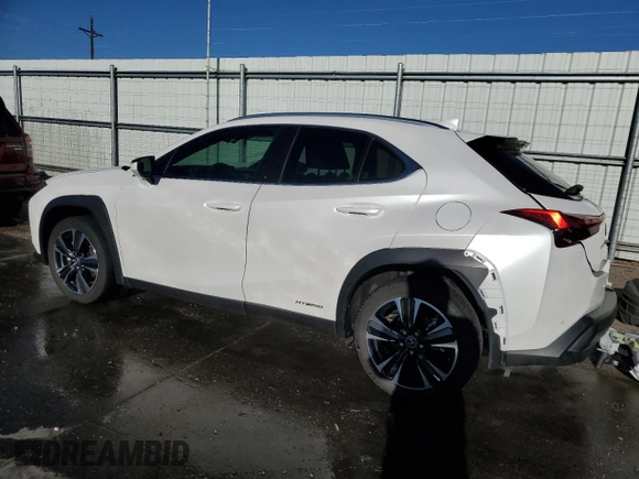 2021 Lexus UX 250h z VIN JTHP9JBH4M2038336, wystawiony jako Copart lot #49616235 z przebiegiem 20 939 mil mil oraz Szkoda całkowita • Salvage title. Historia ofert i sprzedaży dostępna na DreamBid. Obrazek 2.