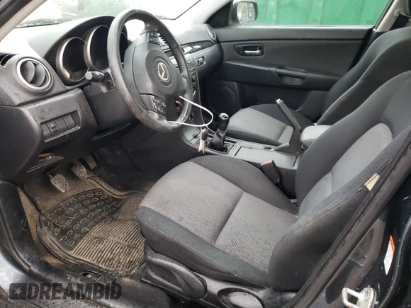 2009 Mazda Mazda3 i Touring Value with VIN JM1BK32F091217612, listed as a Copart auction lot 50907665 with 167,872 mi miles and Salvage Title. Bid and sale history available at carsss.com. Image 7.