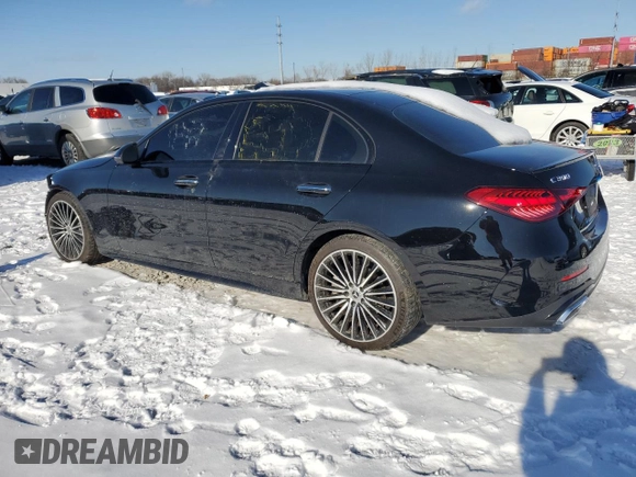 2023 Mercedes-Benz C 300 z VIN W1KAF4HB1PR097320, wystawiony jako Copart lot #85801624 z przebiegiem 28 796 mil mil oraz Szkoda całkowita • Salvage title. Historia ofert i sprzedaży dostępna na DreamBid. Obrazek 2.