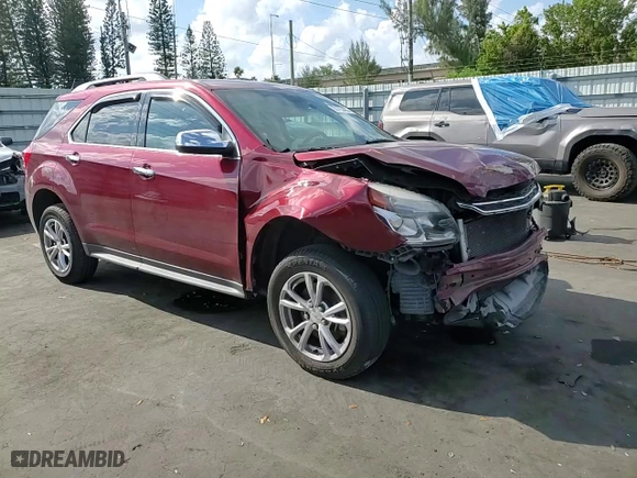 2016 Chevrolet Equinox LTZ with VIN 2GNALDEK3G6177678, listed as a Copart auction lot 50765485 with 125,723 mi miles and Salvage Title. Bid and sale history available at carsss.com. Image 12.