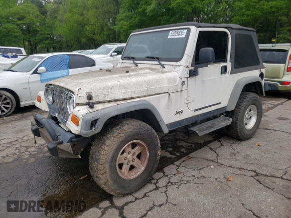2005 Jeep Wrangler Sport z VIN 1J4FA49S55P334844, wystawiony jako Copart lot #52026835 z przebiegiem 209 216 mil mil oraz Czysty tytuł • Clean title. Historia ofert i sprzedaży dostępna na DreamBid. Obrazek 1.