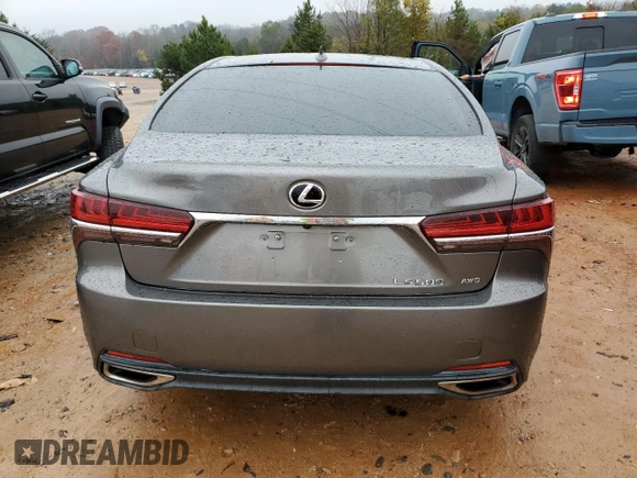 2018 Lexus LS 500 z VIN JTHC51FF8J5004588, wystawiony jako Copart lot #81473284 z przebiegiem 126 823 mil mil oraz Szkoda całkowita • Salvage title. Historia ofert i sprzedaży dostępna na DreamBid. Obrazek 6.