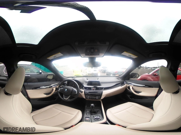 2018 BMW X1 xDrive28i with VIN WBXHT3C39J3H30531, listed as a IAAI auction lot 41890734 with 59,147 mi miles. Bid and sale history available at carsss.com. Image 22.