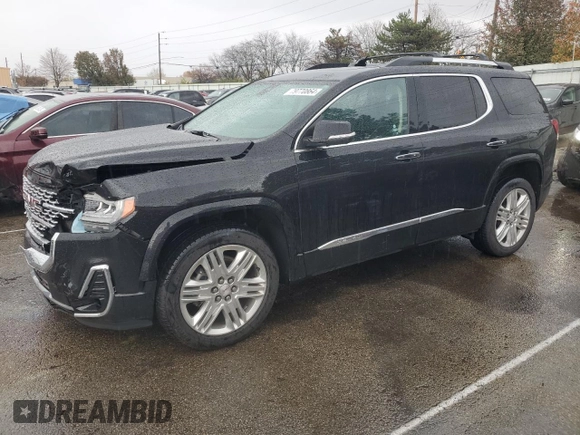 2021 GMC Acadia Denali with VIN 1GKKNPLS5MZ121113, listed as a Copart auction lot 79770864 with 59,279 mi miles and Salvage Title. Bid and sale history available at carsss.com. Image 1.