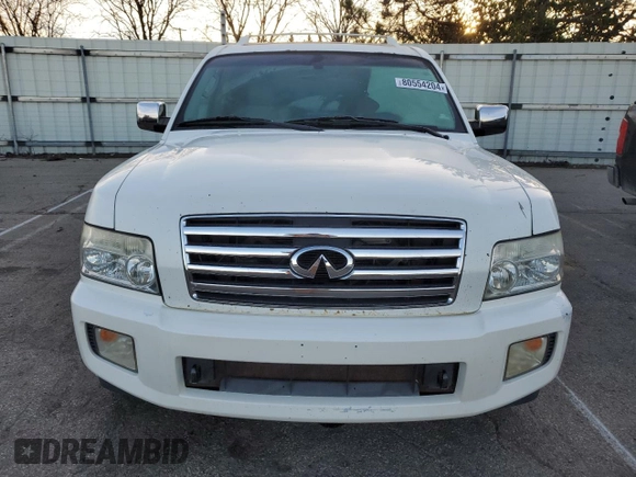 2005 Infiniti QX56 with VIN 5N3AA08C25N805477, listed as a Copart auction lot 80554204 with 197,257 mi miles and Salvage Title. Bid and sale history available at carsss.com. Image 5.