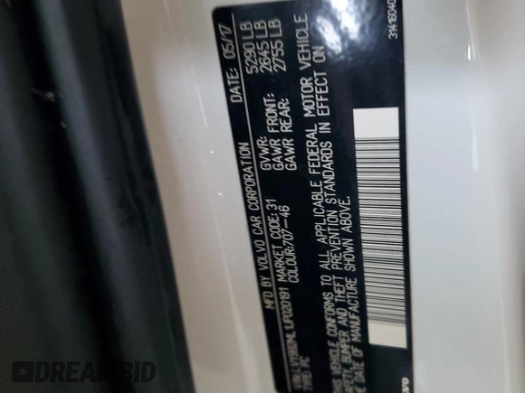 2018 Volvo S90 Inscription z VIN LVY992ML1JP020191, wystawiony jako Copart lot #45768555 z przebiegiem 107 712 mil mil oraz Szkoda całkowita • Salvage title. Historia ofert i sprzedaży dostępna na DreamBid. Obrazek 12.