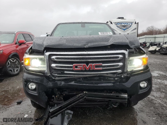 2017 GMC Canyon 4WD SLT with VIN 1GTG6DEN0H1258047, listed as a Copart auction lot 83833214 with 168,801 mi miles and Salvage Title. Bid and sale history available at carsss.com. Image 5.