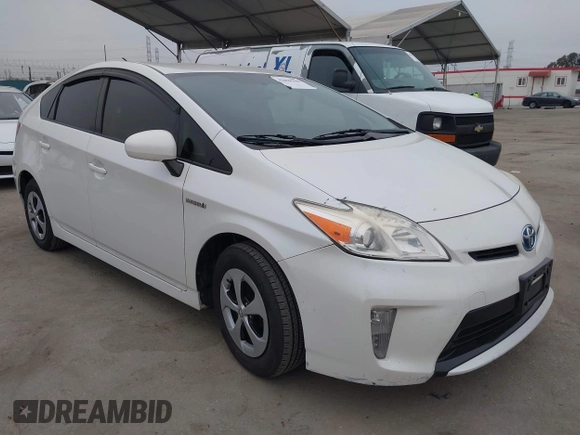 2015 Toyota Prius Four with VIN JTDKN3DU4F0465818, listed as a IAAI auction lot 42098190 with 186,911 mi miles. Bid and sale history available at carsss.com. Image 1.
