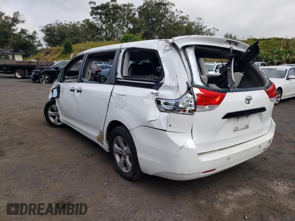 2014 Toyota Sienna L with VIN 5TDZK3DC8ES520037, listed as a Copart auction lot 54092715 with Not provided miles and Salvage title. Bid and sale history available at DreamBid. Image 2.