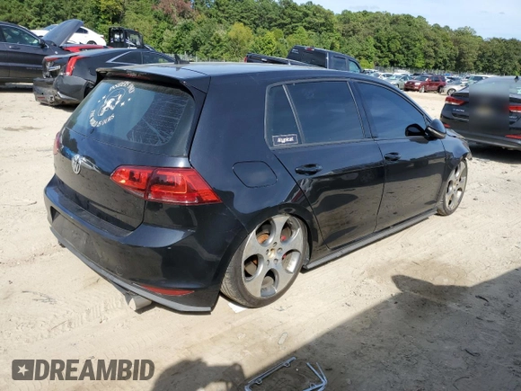 2017 Volkswagen Golf GTI Autobahn with VIN 3VW547AU0HM026107, listed as a Copart auction lot 69959084 with 115,640 mi miles and Salvage Title. Bid and sale history available at carsss.com. Image 3.