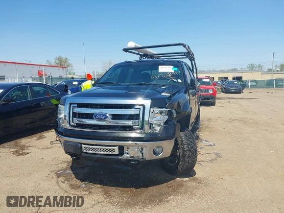 2014 Ford F-150 XL with VIN 1FTFW1EF0EFC98677, listed as a IAAI auction lot 41762191 with 212,626 mi miles. Bid and sale history available at carsss.com. Image 12.