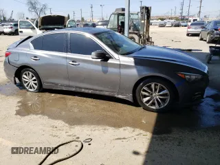 2016 Infiniti Q50 Premium with VIN JN1EV7AP0GM300476, listed as a Copart auction lot 50693634 with 116,025 mi miles and Salvage Title. Bid and sale history available at DreamBid. Image 4.