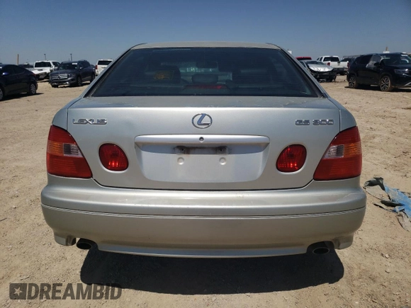2000 Lexus GS 300 with VIN JT8BD68S8Y0095911, listed as a Copart auction lot 53329065 with 195,179 mi miles and Salvage Title. Bid and sale history available at DreamBid. Image 6.