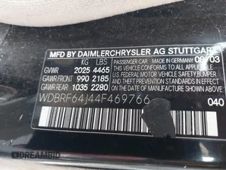 2004 Mercedes-Benz C 320 with VIN WDBRF64J44F469766, listed as a IAAI auction lot 41899612 with Not Provided miles and . Bid and sale history available at DreamBid. Image 9.