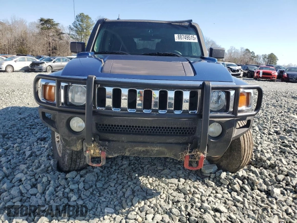 2006 Hummer H3 with VIN 5GTDN136268194509, listed as a Copart auction lot 88749515 with 187,831 mi miles and Salvage Title. Bid and sale history available at DreamBid. Image 5.