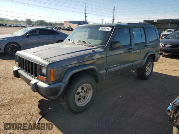 2000 Jeep Cherokee with VIN 1J4FF48S0YL198802, listed as a Copart auction lot 59996915 with 249,756 mi miles and Salvage title. Bid and sale history available at DreamBid. Image 1.