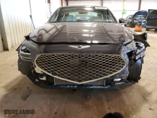 2023 Genesis G70 2.0T with VIN KMTG34TA2PU135177, listed as a Copart auction lot 46013024 with 242 mi miles. Bid and sale history available at carsss.com. Image 5.