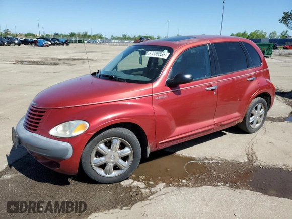 2002 Chrysler PT Cruiser Limited z VIN 3C8FY68B22T372343, wystawiony jako Copart lot #57236865 z przebiegiem 170 101 mil mil oraz Szkoda całkowita • Salvage title. Historia ofert i sprzedaży dostępna na DreamBid. Obrazek 1.