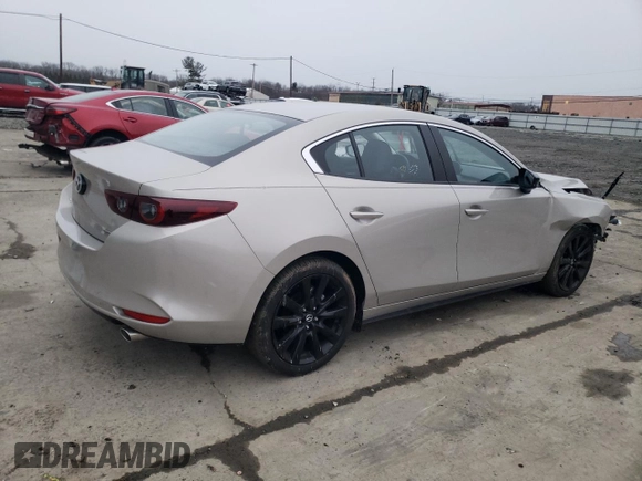 2025 Mazda 3 S Select Sport with VIN JM1BPABM0S1759092, listed as a Copart auction lot 44638055 with Not Provided miles and Salvage Title. Bid and sale history available at DreamBid. Image 3.