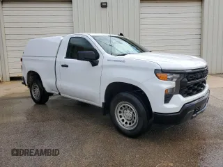 2023 Chevrolet Silverado 1500 Work Truck with VIN 3GCNAAEK8PG365244, listed as a Copart auction lot 54698085 with 114,391 mi miles and Clean Title. Bid and sale history available at DreamBid. Image 4.