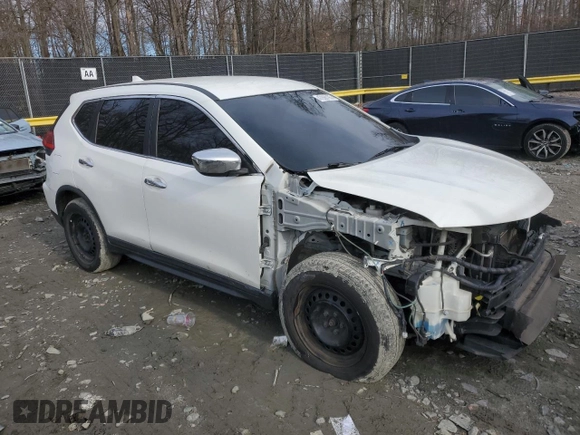 2017 Nissan Rogue SV with VIN KNMAT2MV6HP546897, listed as a Copart auction lot 47996195 with 203,585 mi miles and Salvage Title. Bid and sale history available at carsss.com. Image 4.