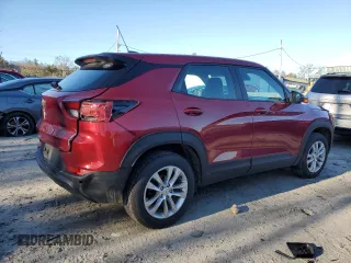 2021 Chevrolet TrailBlazer LS with VIN KL79MNSL7MB141915, listed as a Copart auction lot 45968164 with Not Provided miles and . Bid and sale history available at DreamBid. Image 3.